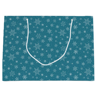 Snowflakes gift bag