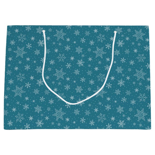 Snowflakes gift bag (Front)