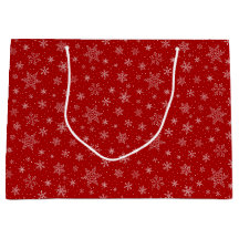 Snowflakes gift bag