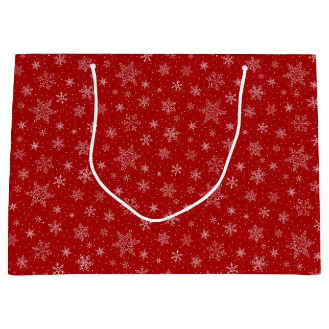 Snowflakes gift bag (Front)