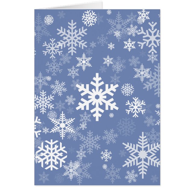 Snowflakes Graphic Customise Colour Background on  (Front)