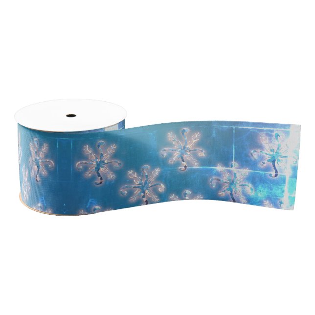 Snowflakes Grosgrain Ribbon (Spool)