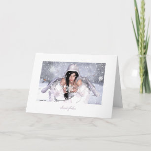 snowflakes holiday card