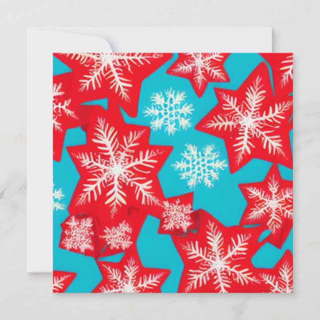 Snowflakes Holiday Card (Front)