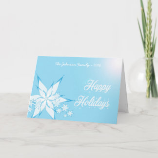 Snowflakes Holiday Greeting Card