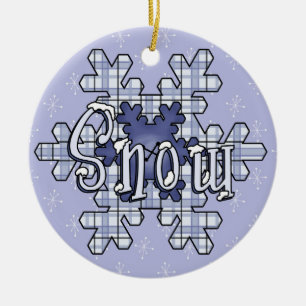 Snowflakes Holiday Keepsake Ornament