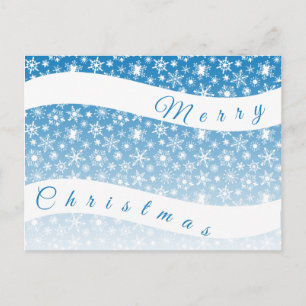 Snowflakes Holiday Postcard