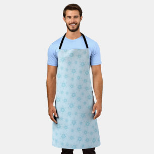 Snowflakes, Ice Blue, Icy Snowflakes, Snow Apron