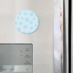 Snowflakes, Ice Blue, Icy Snowflakes, Snow Magnet
