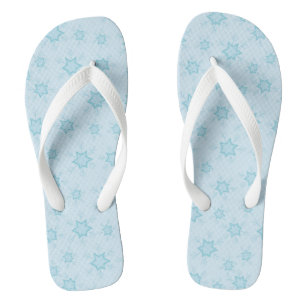 Snowflakes, Ice Blue, Icy Snowflakes, Snow Thongs
