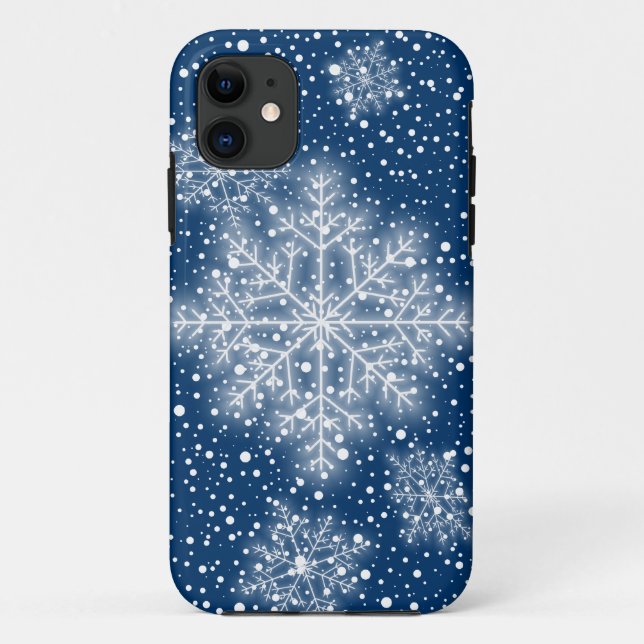 Snowflakes iPhone 11 Case (Back)