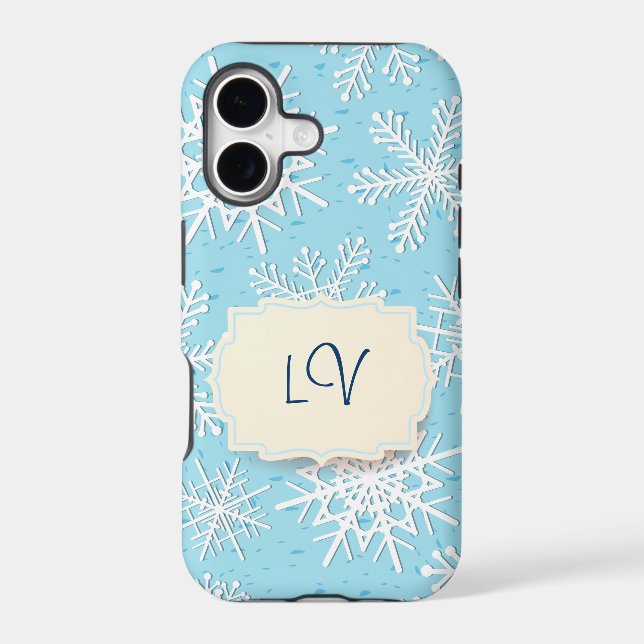 Snowflakes, iPhone 5 case (Back)