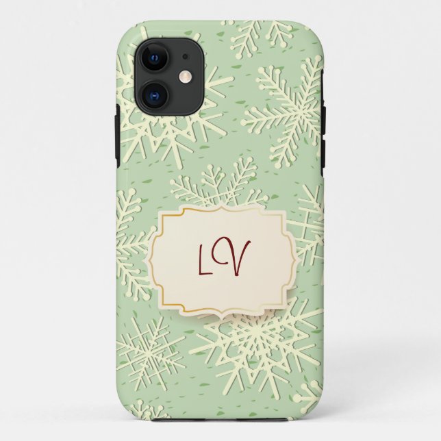 Snowflakes, iPhone 5 case (Back)