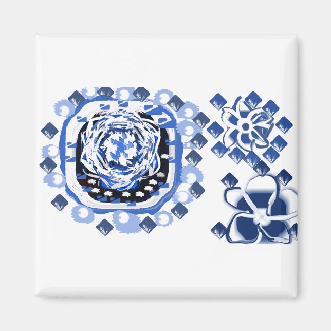 Snowflakes  joy magnet (Front)
