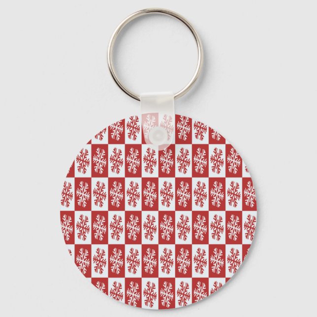 snowflakes key ring (Front)