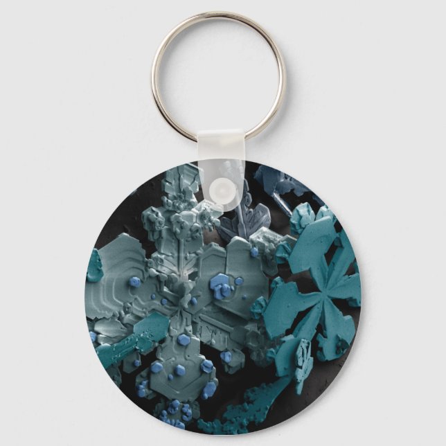 Snowflakes Key Ring (Front)