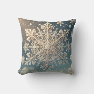 Snowflakes / Lace / Cushion