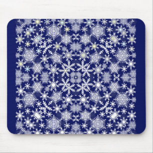 Snowflakes Lace Mouse Pad