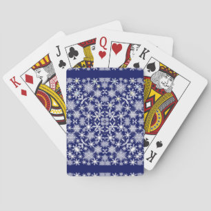 Snowflakes Lace Playing Cards