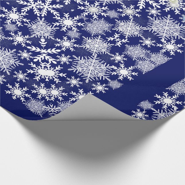 Snowflakes Lace Wrapping Paper (Corner)