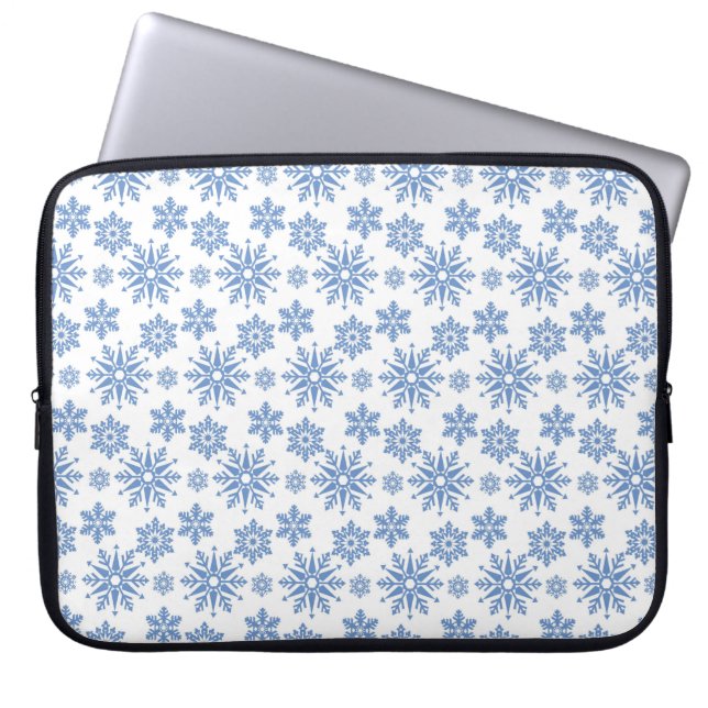 Snowflakes Laptop Sleeve (Front)