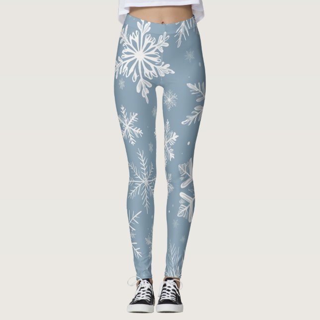 Snowflakes Leggings (Front)