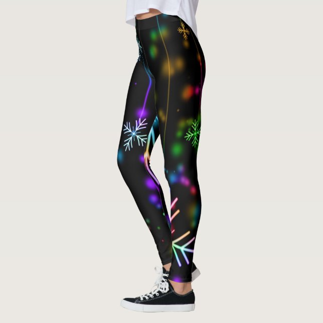 Snowflakes Leggings (Left)