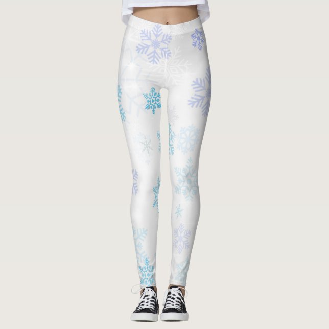 Snowflakes Leggings (Front)