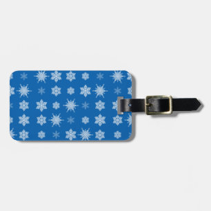 Snowflakes Luggage Tag