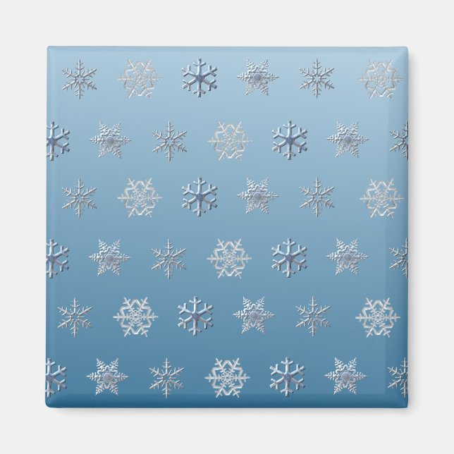 Snowflakes Magnet (Front)