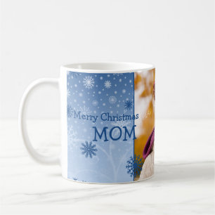 Snowflakes Merry Christmas Mum Mug