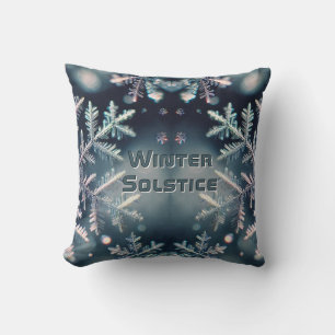 Snowflakes / Moon / Winter Solstice Cushion