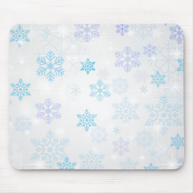 Snowflakes Mouse Pad (Front)