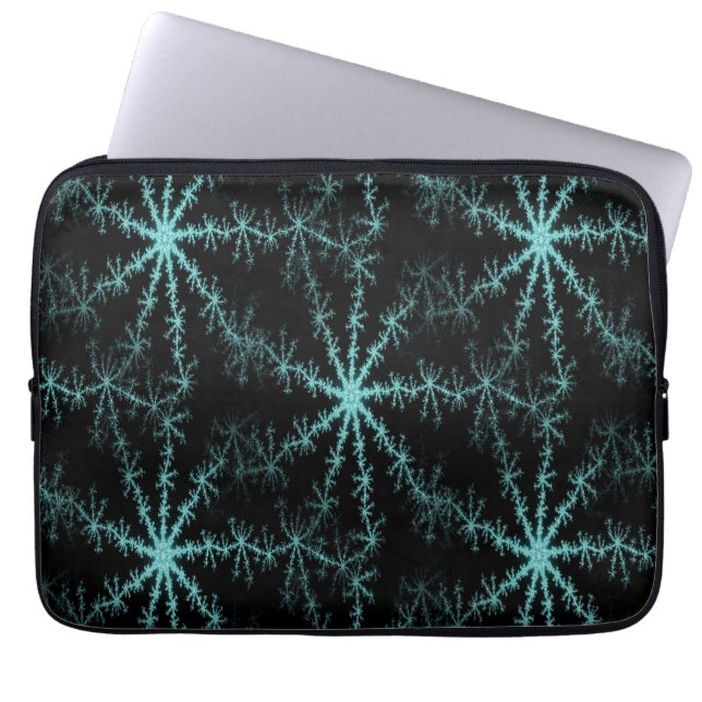 Snowflakes on the windshield... laptop sleeve (Front)
