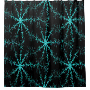Snowflakes on the windshield... shower curtain