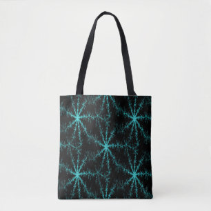 Snowflakes on the windshield... tote bag