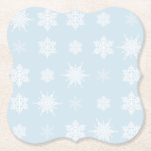 Snowflakes Paper Coaster