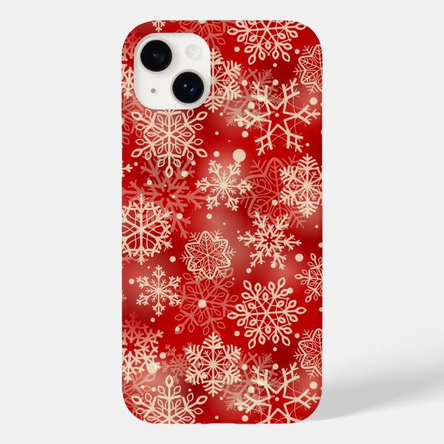 Snowflakes pattern Case-Mate iPhone case (Back)