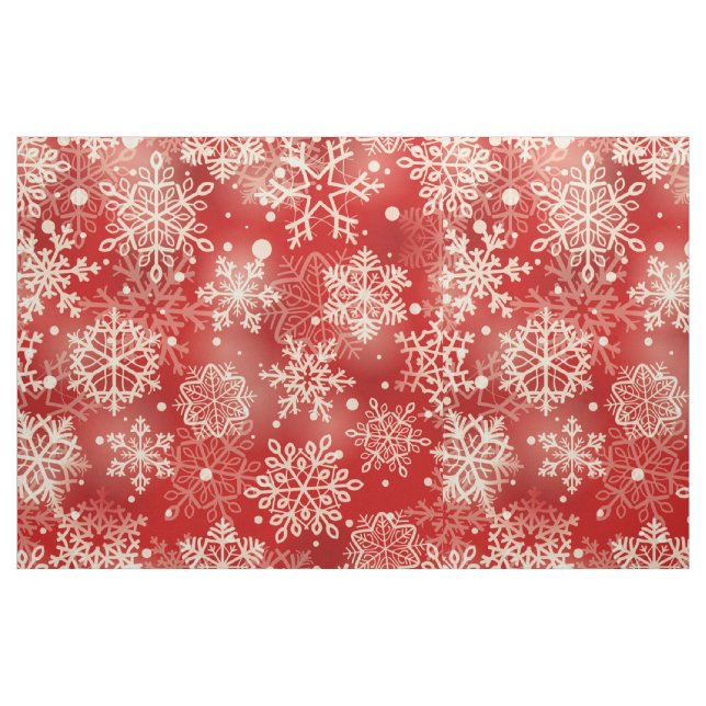 Snowflakes pattern fabric (Fat Quarter)
