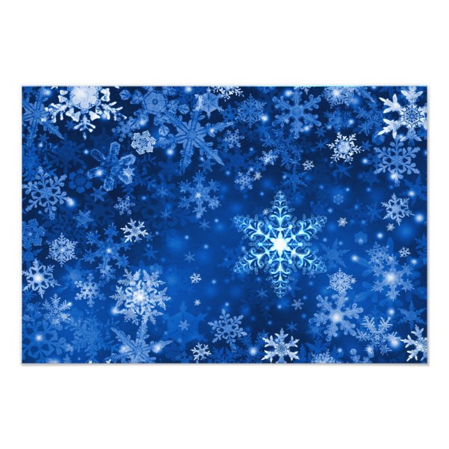Snowflakes Photo Print (Front)