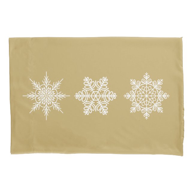 Snowflakes Pillowcase  (Front)