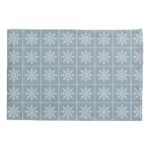 Snowflakes pillowcases