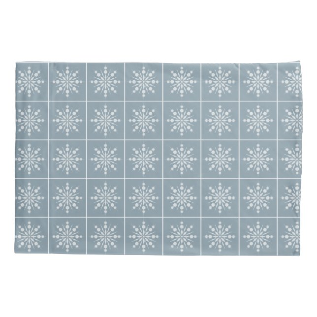 Snowflakes pillowcases (Back)