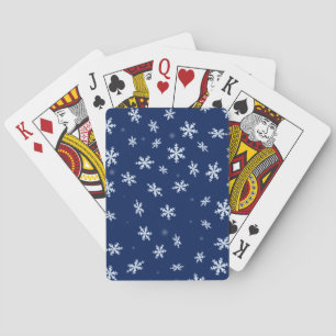 Snowflakes Playing Cards