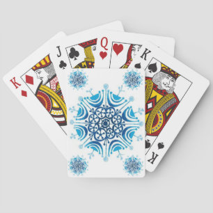 Snowflakes - playing cards