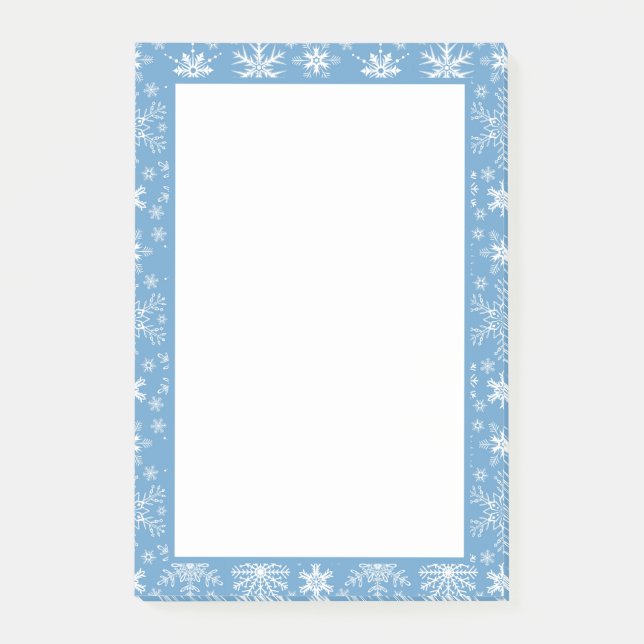Snowflakes Post-it Notes (Front)