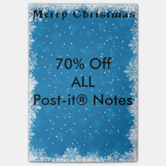 Snowflakes Post-it Notes