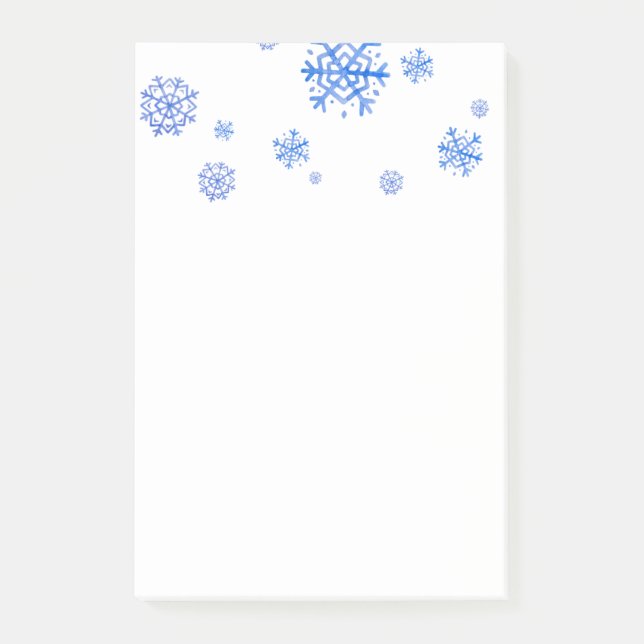 Snowflakes Post-it Notes (Front)