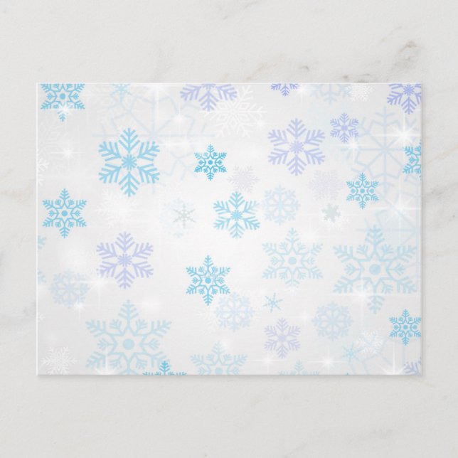Snowflakes Postcard (Front)