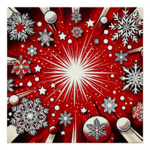 Snowflakes poster